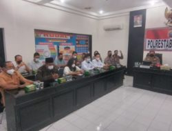 Polrestabes Medan Gelar Rapat Eksternal Persiapan PAM Tahun Baru Imlek 2022