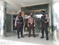 Menjaga Objek Vital Tetap Aman, Unit Pam Obvit Sat Sabhara Polres Tanjungbalai Melaksanakan Pengamanan Bank di Tanjung Balai