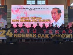 Relawan Berkumpul di Blora, Pastikan 2024 Tegak Lurus Kawal Jokowi