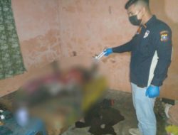 Personel Polsek Percut Sei Tuan Bersama Tim Inavis Polrestabes Medan Datangi Lokasi Penemuan Mayat Di Desa Sampali