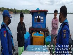 Antisipasi Keluar Masuk Barang Yang Melanggar Hukum Sat pol Airud Polres Tanjung Balai Rutin gelar Patroli Perairan 