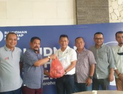 Punggahan, Rahudman Beri Daging Sapi ke JMSI dan Pewarta