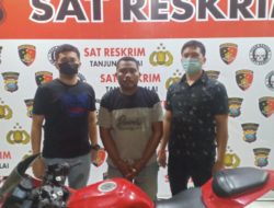 Gelapkan Sepeda Motor Endrik Sinaga Diringkus Satreskrim Polres Tanjung Balai