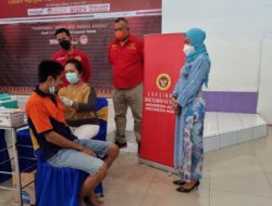 Binda Sumut Kembali Bekerja Sama Dengan Kemenkumham Sumut Gelar Vaksinasi Bagi Warga Binaan Rutan kelas I Medan