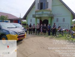 Sat Samapta Polres Tanjung Balai Lakukan Pengamanan Dan Patroli di Sejumlah Gereja di Tanjung Balai