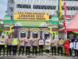 Kapolrestabes Medan Bersama Tim Supervisi Ops Ketupat Polri Cek Kesiapan Pos Pam