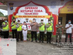 Dalam Rangka Ops Ketupat Toba 2022 Polres Tanjung Balai Terima Kunjungan Pamatwil Polda Sumut AKBP Hariyatmoko