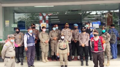 Patroli Operasi Yustisi, Tim Gabungan Sambangi Kantor Bank di Jalan Iskandar Muda