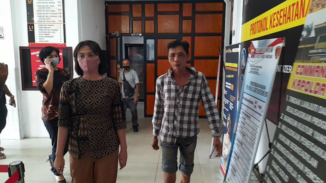 Unit PPA Satreskrim Polrestabes Medan Tahan Pelaku Pencabulan Anak di Bawah Umur