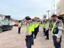Biar Lancar dan Aman, Tim Gabungan Sat Lantas Polrestabes Medan Amankan Jalur Wisata Medan-Berastagi