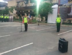 Kasat Lantas Polrestabes Medan Pimpin Apel Pasukan Ops Patuh Toba 2022