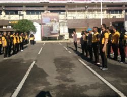 Pimpinan Apel Minta Personel Jaga Kebersihan Ruangan di Polrestabes Medan