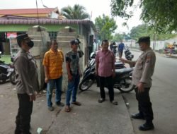 Polrestabes Medan Ajak Warga di Jalan Adinegoro Tetap Patuhi Prokes