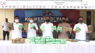 Ungkap 30 Kg Sabu dan 10 Kg Ganja, Polda Sumut Amankan 14 Tersangka