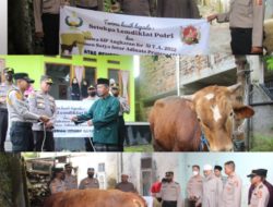 Setukpa Lemdiklat Polri Salurkan Hewan Qurban ke Beberapa Yayasan dan Pesantren