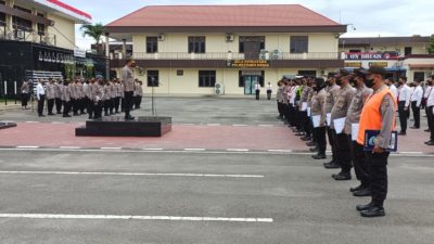 Wakapolrestabes Medan Minta Anggota Tingkatkan Disiplin Dalam Bekerja