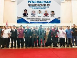 DPD Perhimpunan Jurnalis Saiber  dan DPC se Provinsi Gorontalo Resmi Dikukuhkan