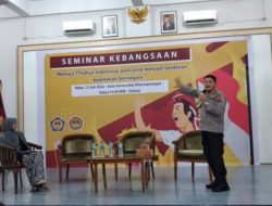 Sat Binmas Polrestabes Medan Hadiri Seminar Kebangsaan di Universitas Dharmawangsa