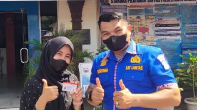 Sat Lantas Polrestabes Medan Tetap Bimbing Pemohon SIM Hingga Lulus