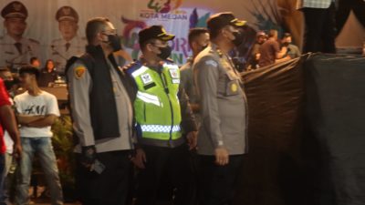 Polrestabes Medan Gelar Pengamanan Konser Hiburan HUT Kota Medan ke-432