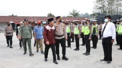 Wakil Bupati Taput Pimpin Apel Gelar Pasukan Kesiapan Antisipasi Bencana Alam Karhutla