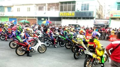 Sat Lantas Polrestabes Medan Amankan Street Race Kolaborasi Pemko Medan