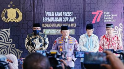 Anugerah MTQ Polri, Kapolri Berharap Terbentuknya SDM Unggul Berakhlak Yang Diharapkan Masyarakat