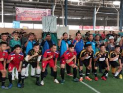 Meriahkan HUT RI Ke-77, Ketua DPD F. SPTI-K.SPSI Sumut Resmi Buka Tournament Futsal Antara Pemuda Kristen Se-Kota Medan