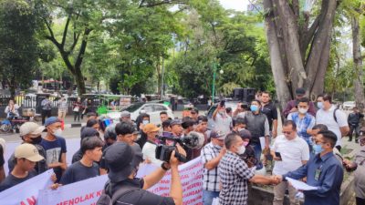 Massa JPKP Demo PN Medan, Berantas Mafia Perkara di Jalan Kuda