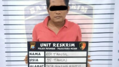 Kerjasama Tekab Polsek Patumbak dan Polsek Talun Kenas Tangkap Pelaku Pembacokan