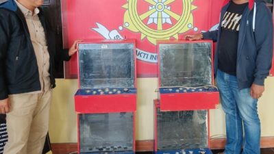 Empat Mesin Jackpot Diamankan Sat Reskrim Polres Dairi