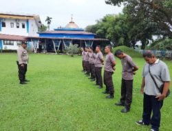 Polrestabes Medan Beri Pelatihan Tenaga Sekuriti UPDL di Pancurbatu
