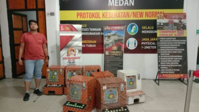 Polrestabes Medan Obok-obok Jermal 15 Sabu, Jackpot dan Samurai Diamankan