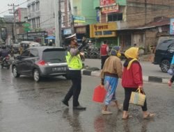 Polrestabes Medan Gelar Pengaturan Arus Lalu Lintas di Pagi Hari