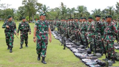 Uji Tingkat Kesiapsiagaan, Prajurit Yonif Raider 100/PS Menerima Kunjungan Pabandya 2/Siaga Spaban