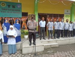 Jadi Pembina Upacara Bendera, Waka Polsek Medan Area Sampaikan Pesan Kamtibmas Jauhi Narkoba