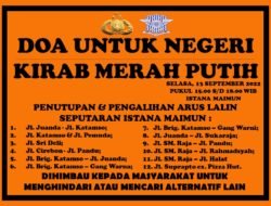 Besok, Doa Untuk Negeri dan Kirab Merah Putih Hadirkan Habib Luthfi