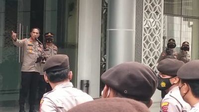 Kawal Demo Tolak Kenaikan BBM di Medan, Begini Pesan Kapolrestabes ke Personel Yang Bertugas