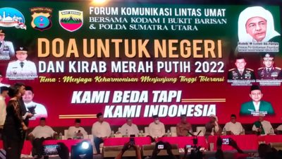 Kegiatan Doa Untuk Negeri di Lapangan Benteng Berlangsung Sukses