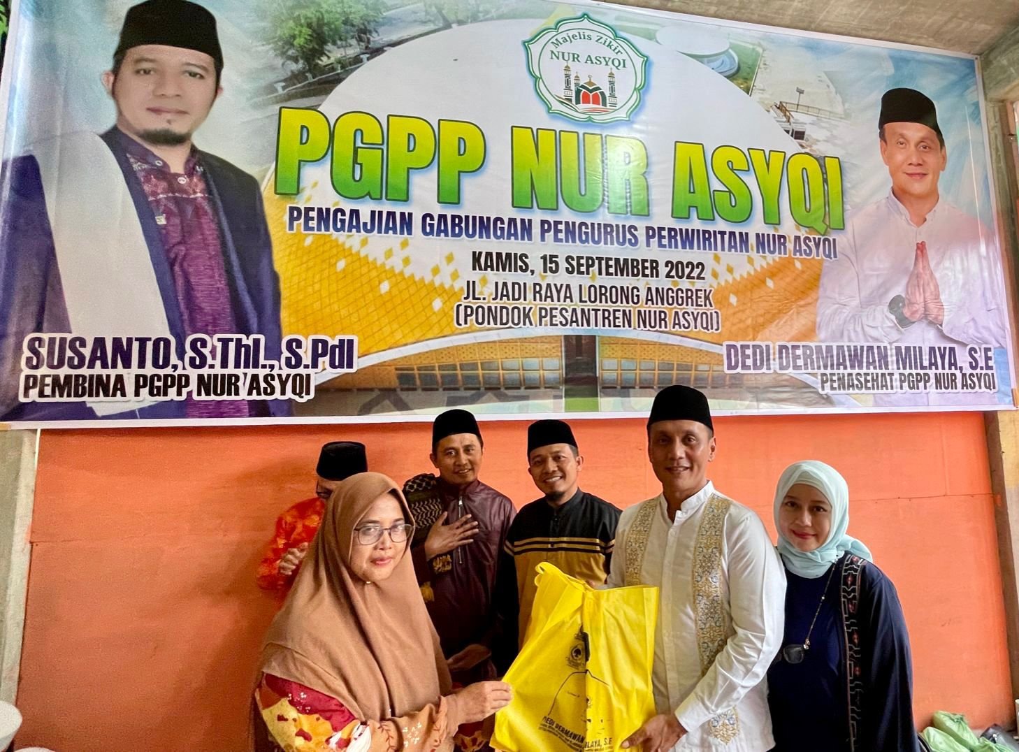 Ketum AMPG Sumut Hadiri Pengajian Bersama Komunitas PGPP Nur Asyqi