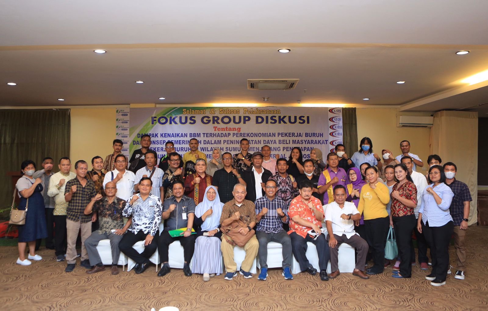 Jelang Penetapan UMK/UMP 2023, KSBSI Sumut Gelar Kegiatan Focus Group Diskusi 