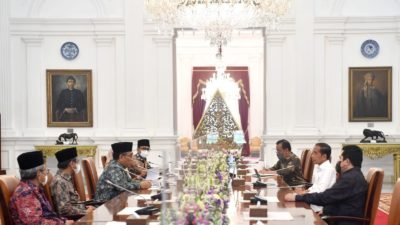 Presiden Jokowi Terima PBNU, Bahas Persiapan R20 di Bali