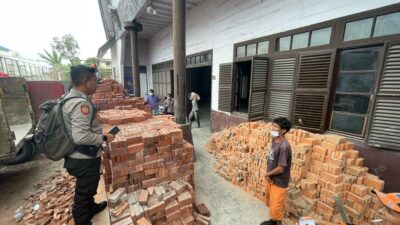 Polda Sumut Kirim 57 Truk Material Bangunan Untuk Korban Terdampak Gempa di Taput