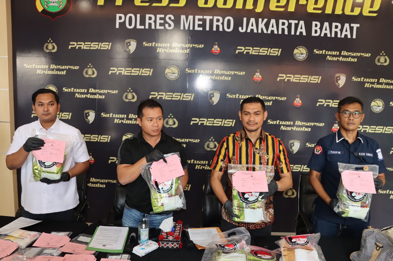 16, 9 Kilogram Sabu Siap Edar Berhasil Diamankan Polres Jakarta Barat 