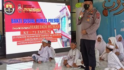 Rayakan HUT Humas Polri, Bid Humas Poldasu Gelar Bakti Sosial