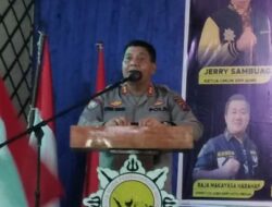 Wakili Kapolrestabes Medan, Kasat Binmas Hadiri Pelantikan LKBH AMPI Medan