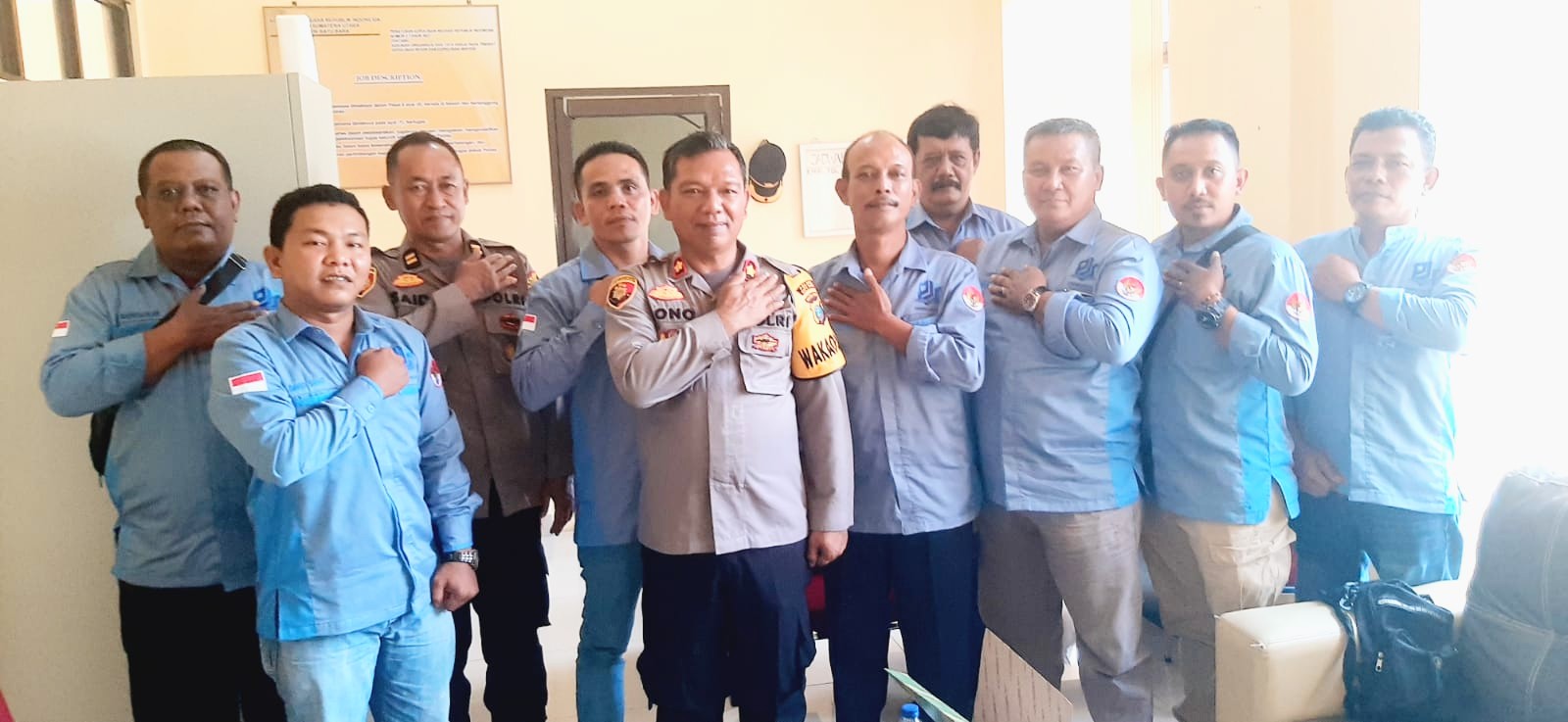 Waka Polres Batu Bara Sambut Positif Kunjungan PJS