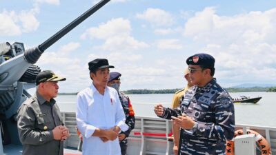 Kunjungi IKN, Presiden Gunakan Jalur Laut