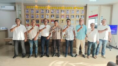Polrestabes Medan Terima Audiensi DPD PJS Sumut