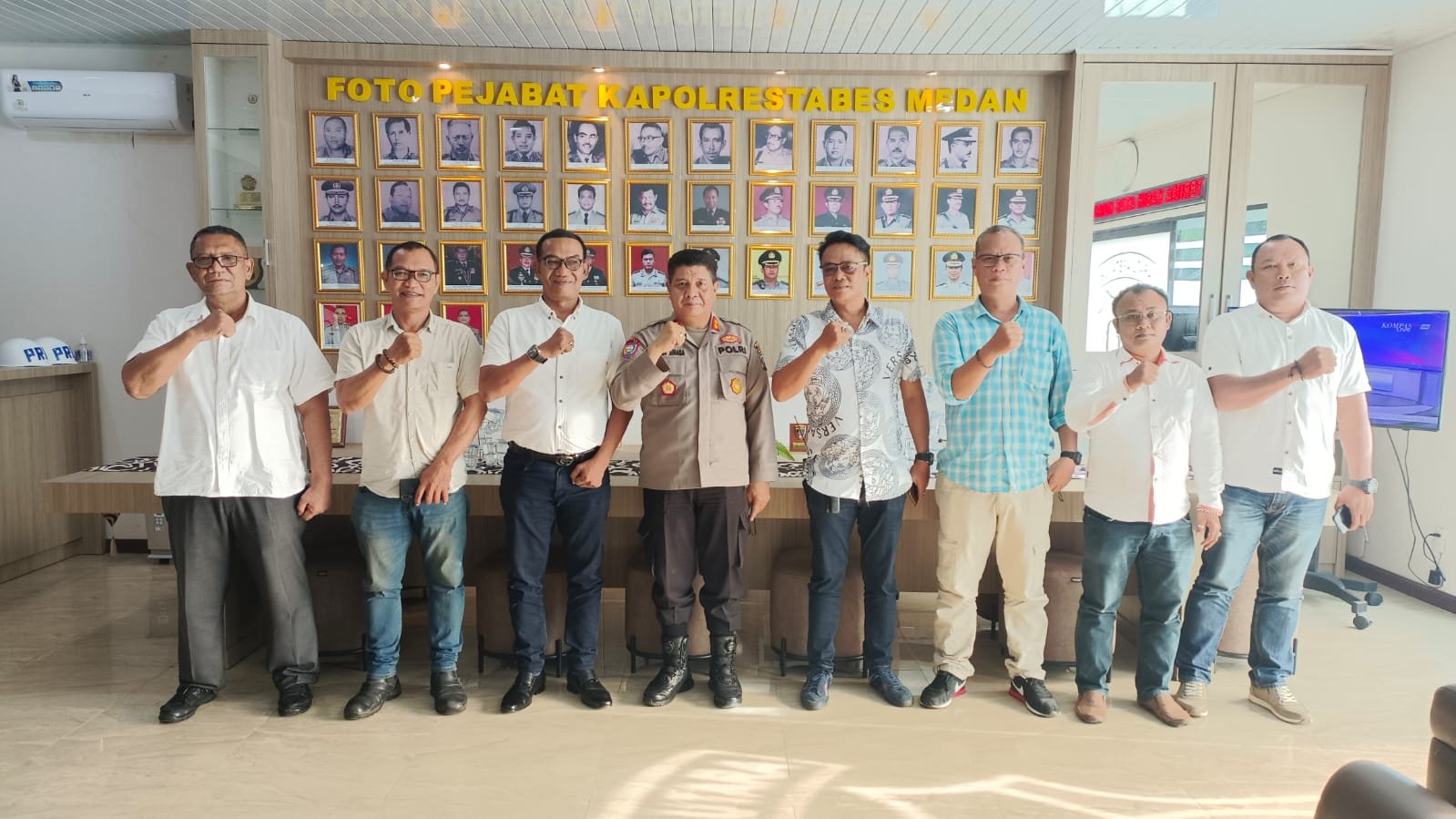 Polrestabes Medan Terima Audiensi DPD PJS Sumut